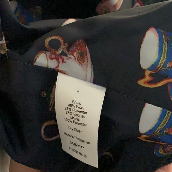 Talbot’s Navy Shetland Wool Blazer Size 12 - Picture 10 of 10